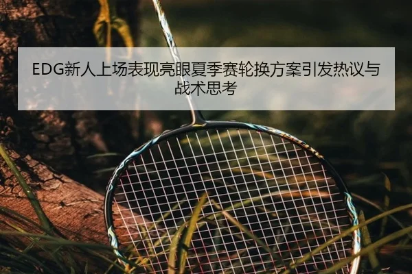 EDG新人上场表现亮眼夏季赛轮换方案引发热议与战术思考